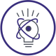 GLSEN's teach icon. Drawing of a light bulb.